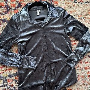 & Other Stories velvet blouse